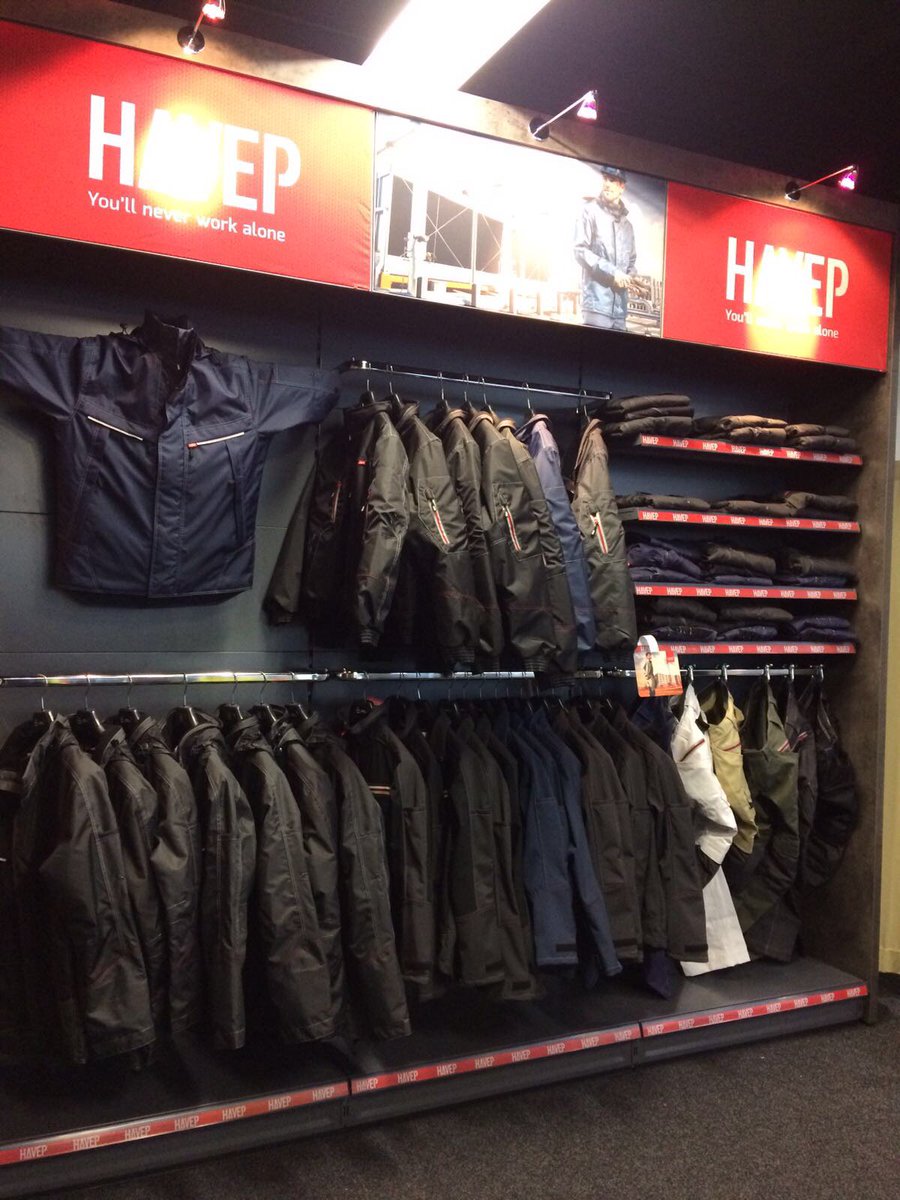 havepworkwear's tweet photo. Nieuwe shop-in-shop HAVEP geplaatst @WiltecBV Uden #werkkleding https://t.co/ELYoABp0wX