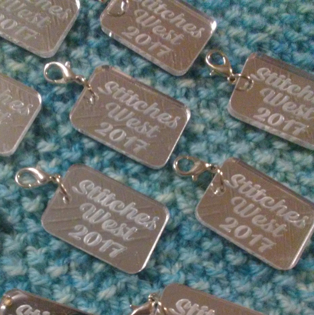 chelles_crafts's tweet photo. Exclusive #STITCHESWest progress keepers/stitch markers! Find them at Michelle's Assortment booth 417! #knitting #crochet https://t.co/yIv10aGF0W