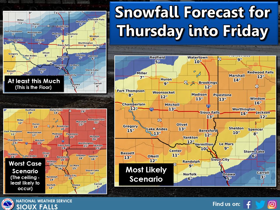 The upcoming storm's track has shifted north; therefore so has the heaviest snow bands.  Stay up to date with the forecast!