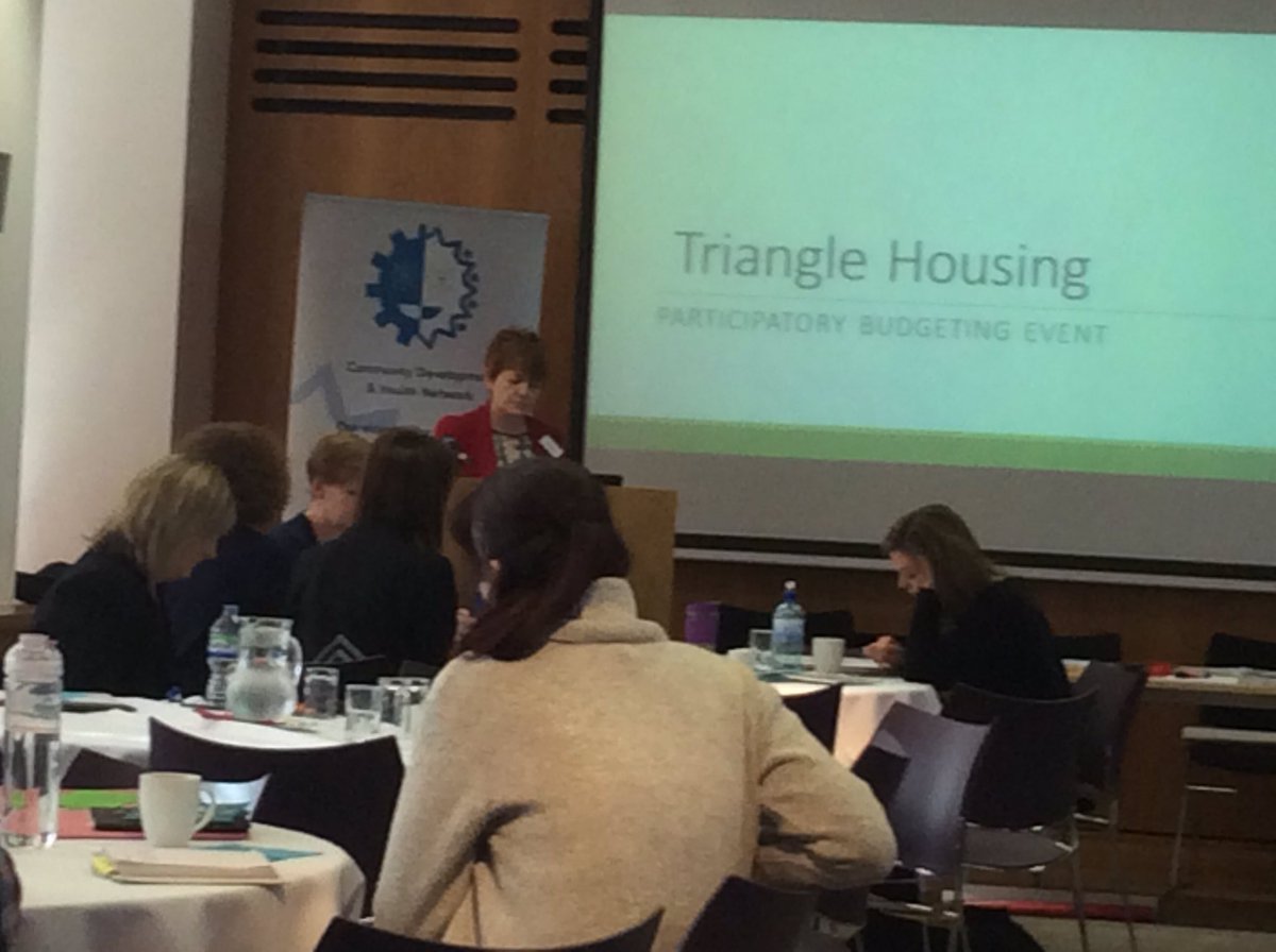 darthurs86's tweet photo. Denise Magill from Triangle Housing addresses the #coproni conference at Mossley Mill this afternoon. @ANBorough @CDHNJoanne https://t.co/HJGzTHaMMC