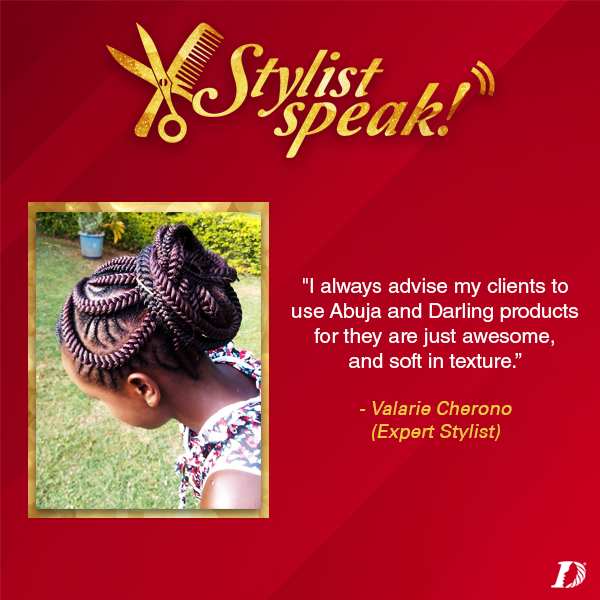 darling_kenya's tweet photo. Meet our #StylistOfTheWeek: Valarie Cherono. She's found a favourite in Abuja, because of its texture. What do you love about Darling? https://t.co/Lemn3CToBA