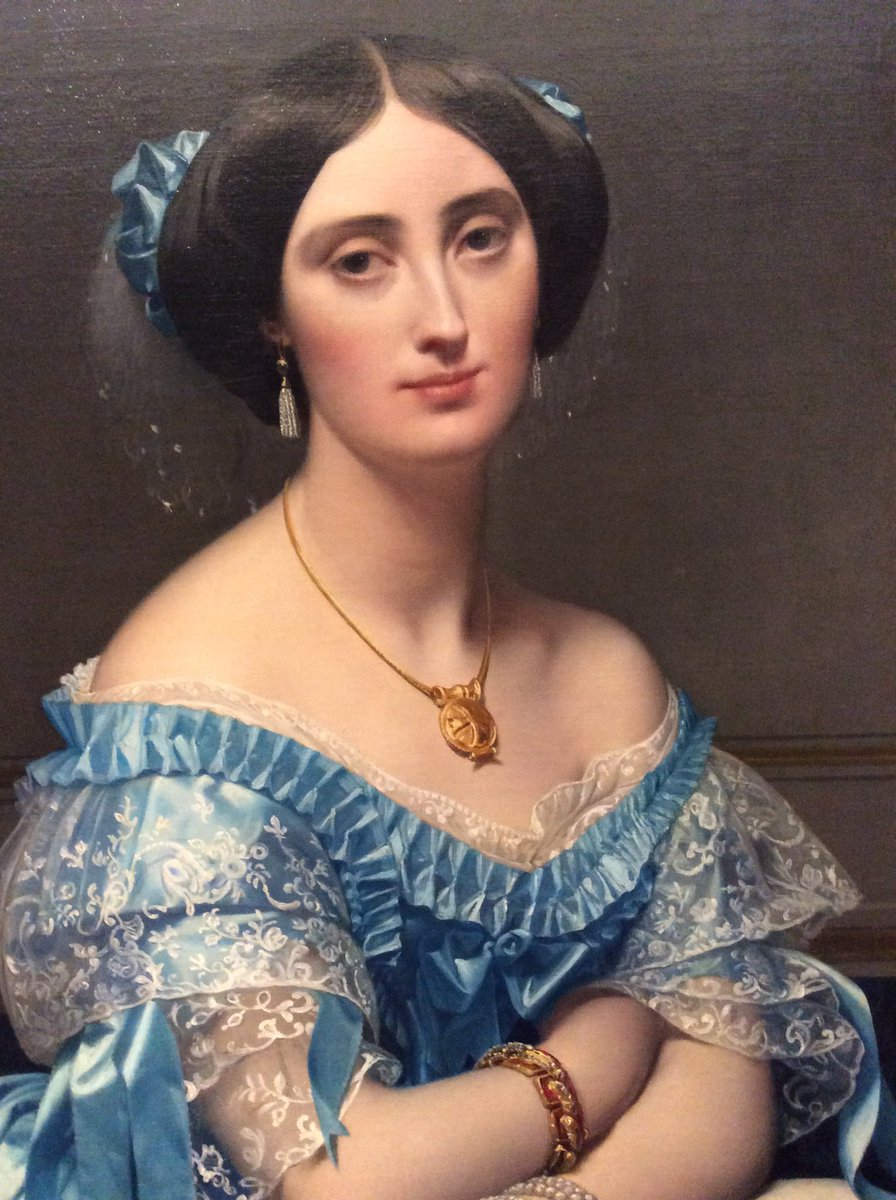 SarahCatala's tweet photo. Pensée depuis le @metmuseum pour mon asso @BellaManiera en visite de l'expo "Ingres" @ENSBA_FR #greatmaster #ingres #exquisitedetail https://t.co/2w8YmazujN