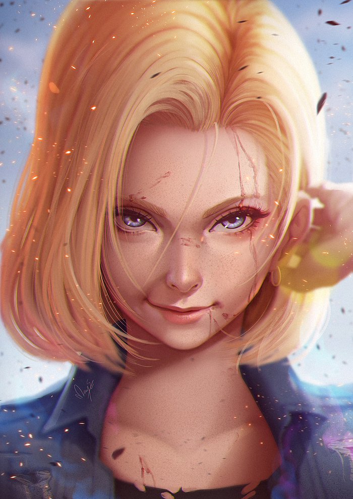 ドラゴンボール「人造人間18号「ラズリ」Android 18, Lazuli. Hope you」|Magion LoVunのイラスト