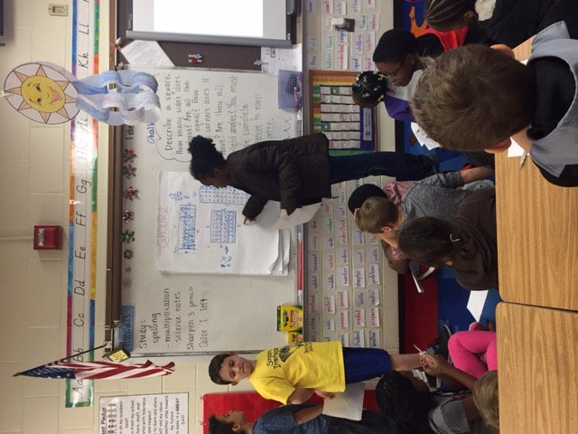 104getssaavy's tweet photo. Sharing is caring! We're group teaching about finding the same area with different perimeters! 
😀 https://t.co/mJWzxQ79NE
