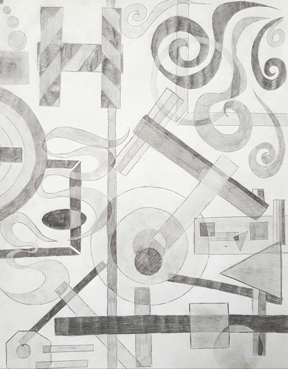 Merrill_Art's tweet photo. Examples for Organic vs Geometric shape project (Wednesday)

#art
#organicshape
#geometricshape
#composition
#balance
#visualweight
#drawing https://t.co/rk4tdeUbCo