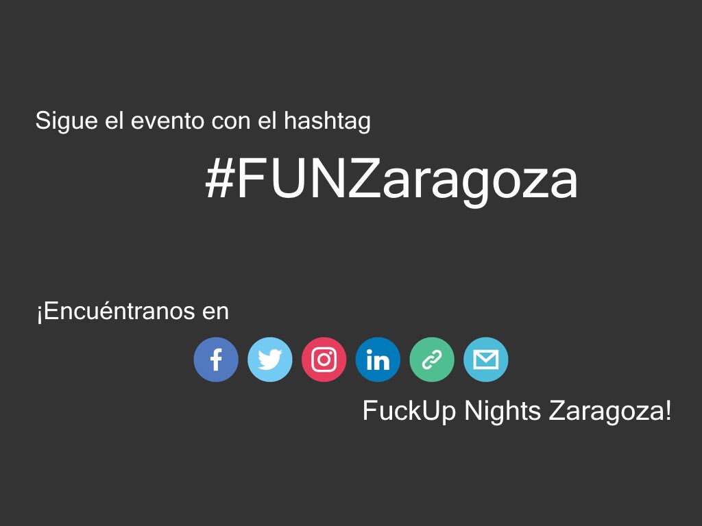 ¡Síguenos durante el evento por las redes sociales! 🕵🏼‍♀️💻📱🕵🏼#FUNZaragoza #zgz #networking #fuckup