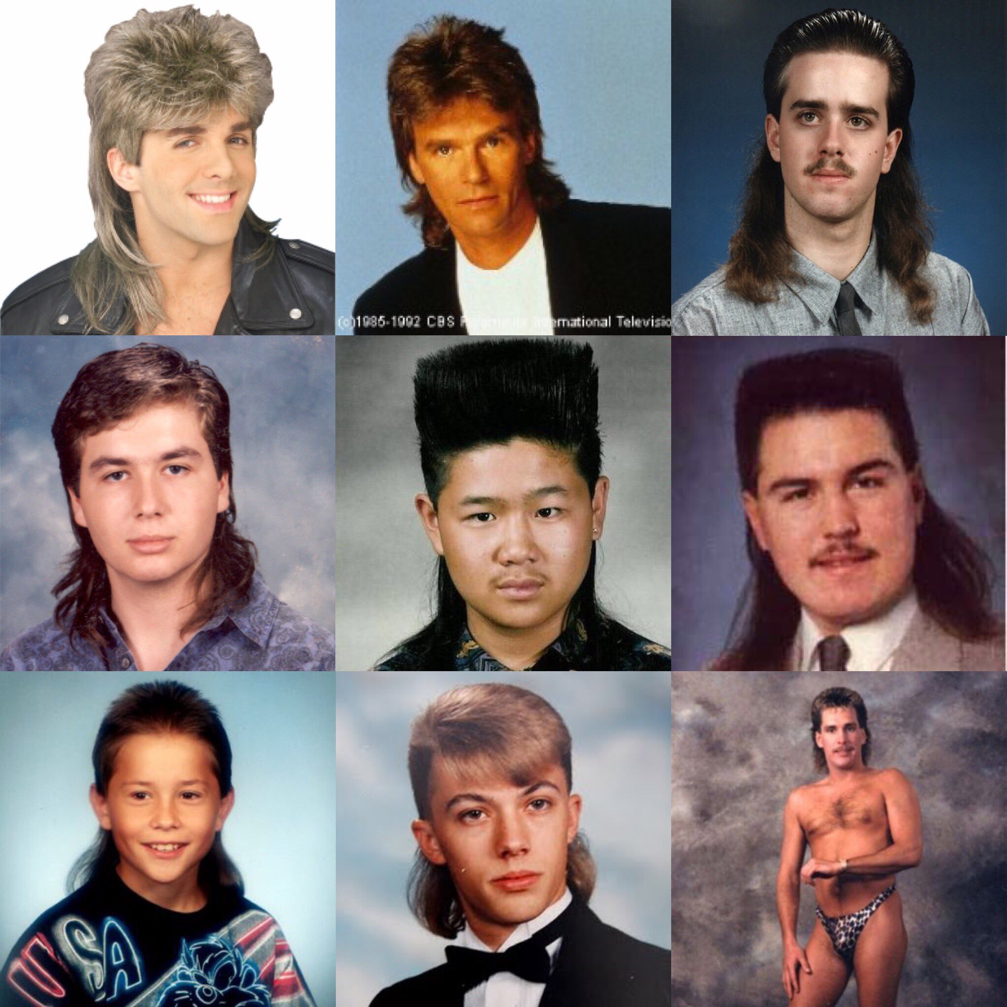 Twitter 上的 ことりの昭和ちゃん 岩手県盛岡市古着屋 マレット画像集 世界で一番ダサい髪型 マレット 天山もマレットの部類 T Co 9j7fadp0po Twitter