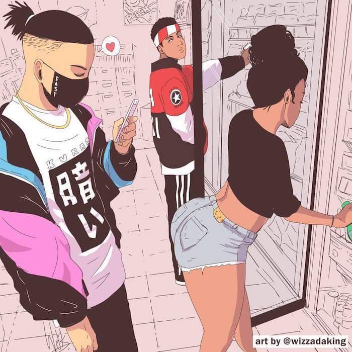 vaporghetto's tweet photo. #wizzadaking #anime #cyberghetto #vaporghetto #urban #drawing https://t.co/LKYLZvXN4P