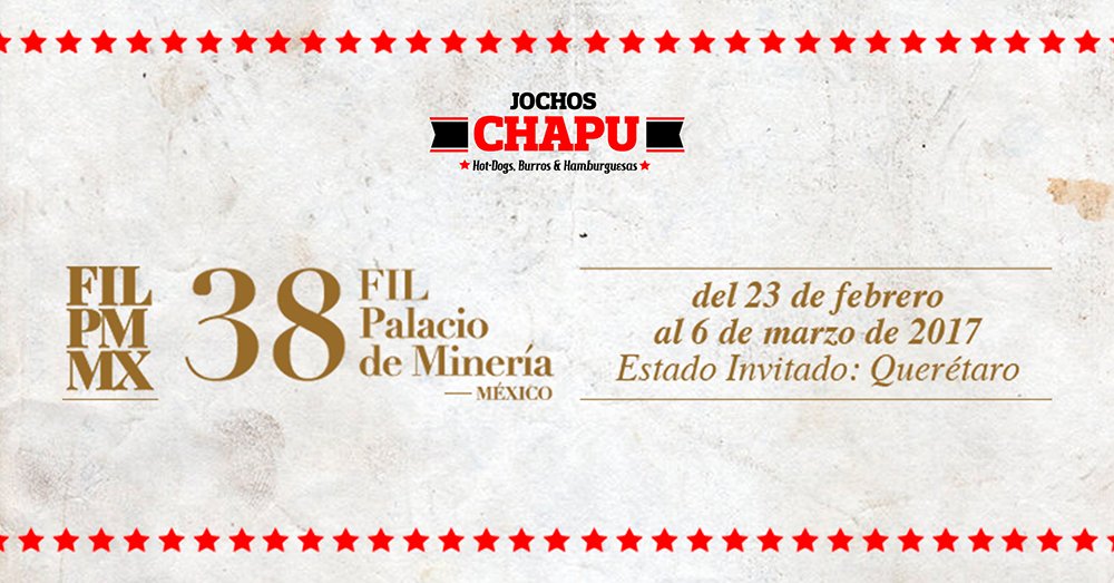 JochosChapu's tweet photo. La Feria Internacional del Libro del Palacio de Minería llega a su XXXVIII edición @FILMineria 

 https://t.co/eszxeQDmol
#FIL #JochosChapu https://t.co/RRZA3KkTLW