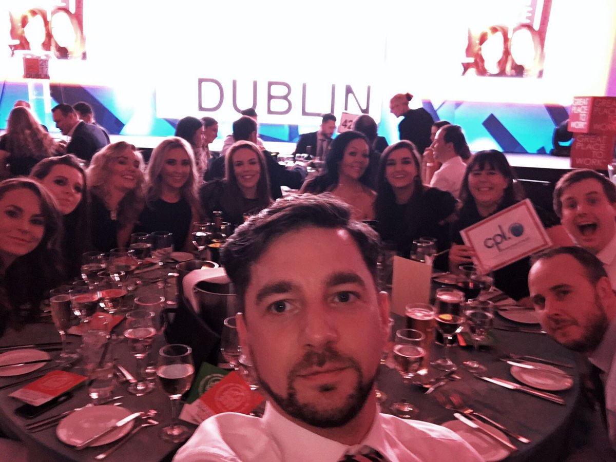 AshKells's tweet photo. @CplJobs having a ball at the Great Place To Work Awards! #simplythebest #BestWorkplaces17 https://t.co/u40E8h49wd