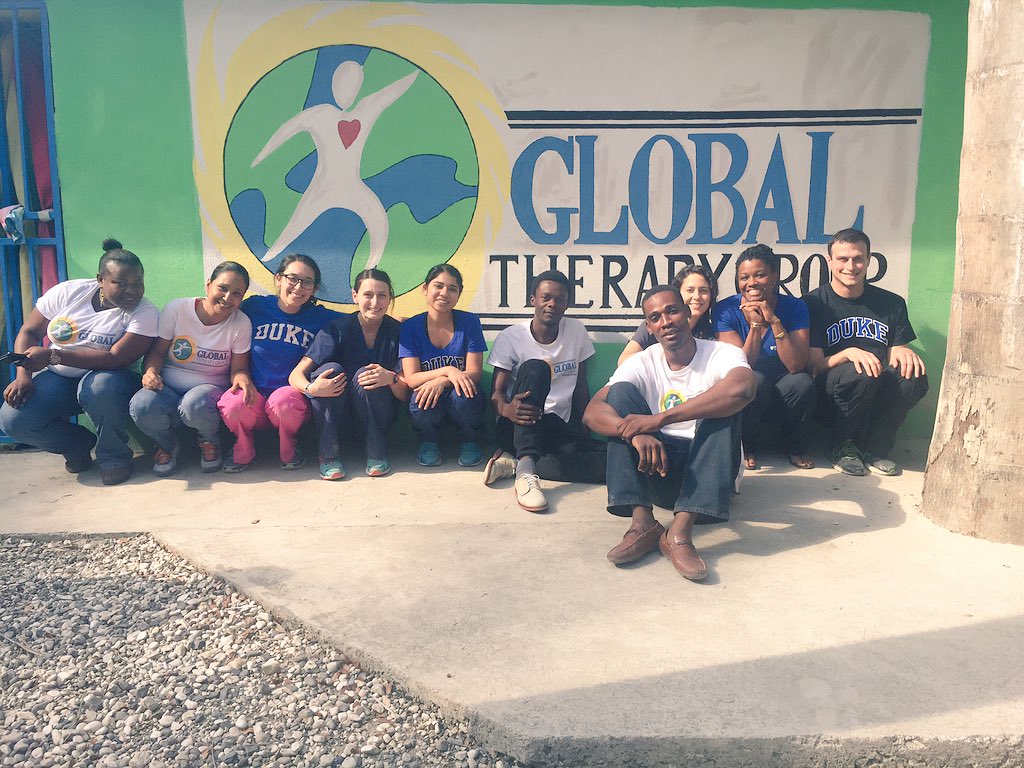 5 <a href="/DukeDPT/">Duke PT</a> students + 4 countries + 3 PTs + 2 interpreters = 1 big happy #globaltherapy family!! #TeamHaiti