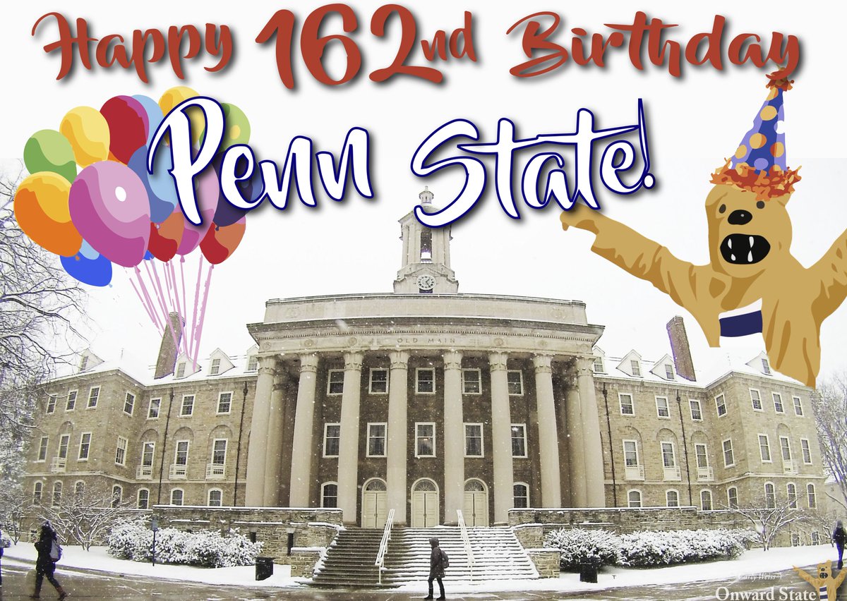 OnwardState's tweet photo. Happy 162nd Birthday to our favorite university. You don't look a day over 161. 📸 Carly Weiss https://t.co/jqO9YUlov3