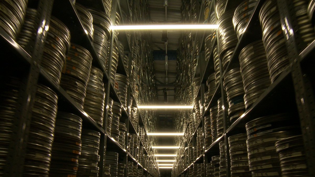 BFI's tweet photo. An "Aladdin's cave of film history" (@bfirobin), help us to preserve the BFI National Archive for generations to come #FilmIsFragile https://t.co/p2BUgBXcp5