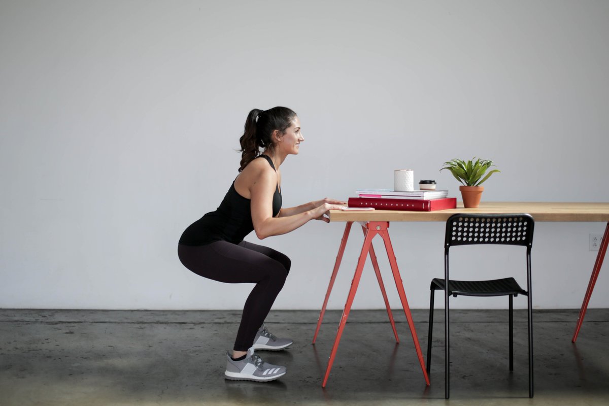 How much do you sit during a typical day at work? Here are 7 exercises that are easy to do right at your desk. → bit.ly/2l0KUbZ