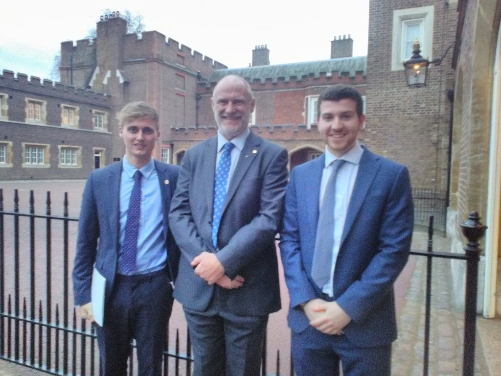 Lovely day at St James Palace with Tom Riley, Sam Godwin and Tom Ashworth