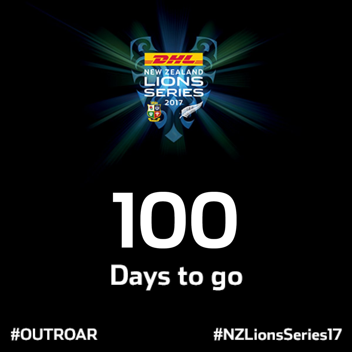 Are you ready? in 100 days the #NZLionsSeries17 kicks off!