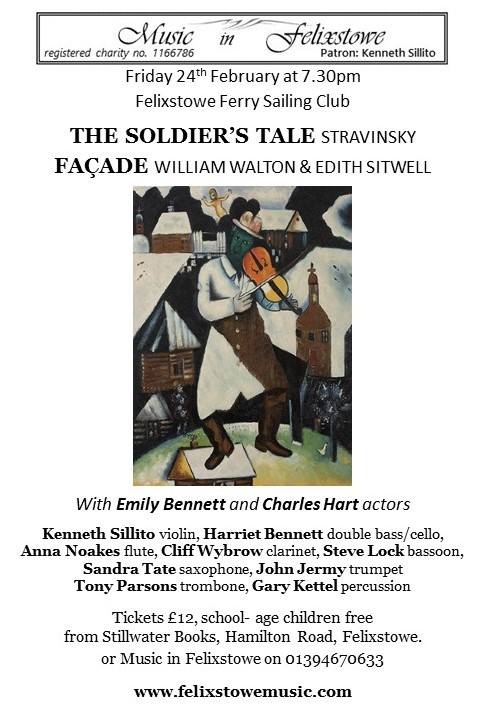 This is happening on Friday, and will be amazing! #TheSoldiersTale #Facade