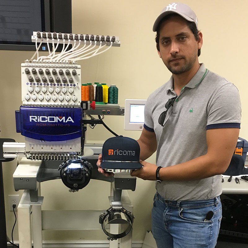 RicomaHQ's tweet image. Another successful training completed on the TC! #Embroidery #EmbroideryTraining