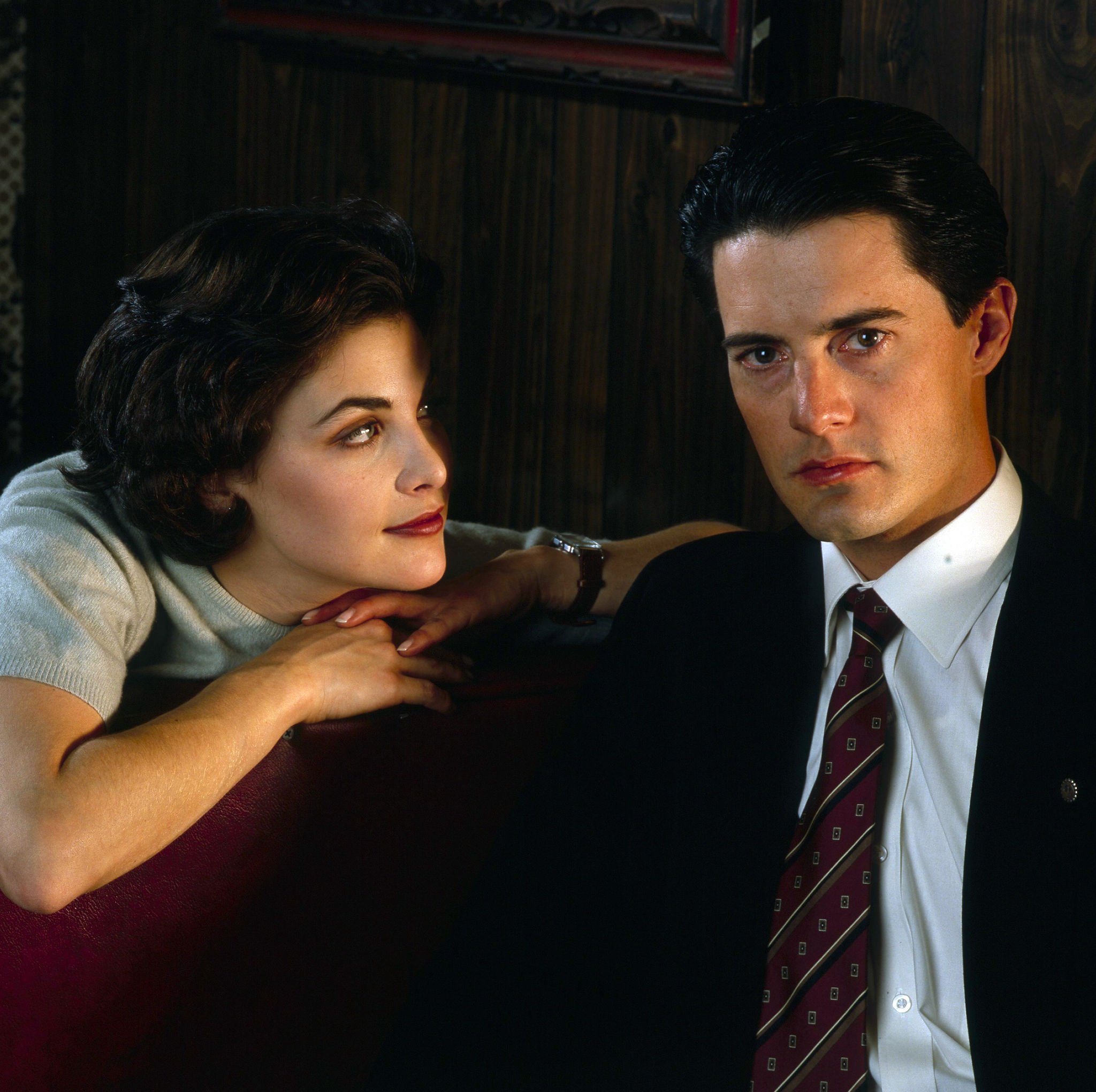 Our loves, Sherilyn Fenn and the birthday man, Kyle MacLachlan!! Happy Birthday,  