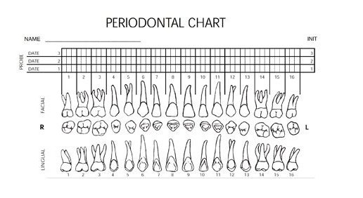 Periodontal Charting Form