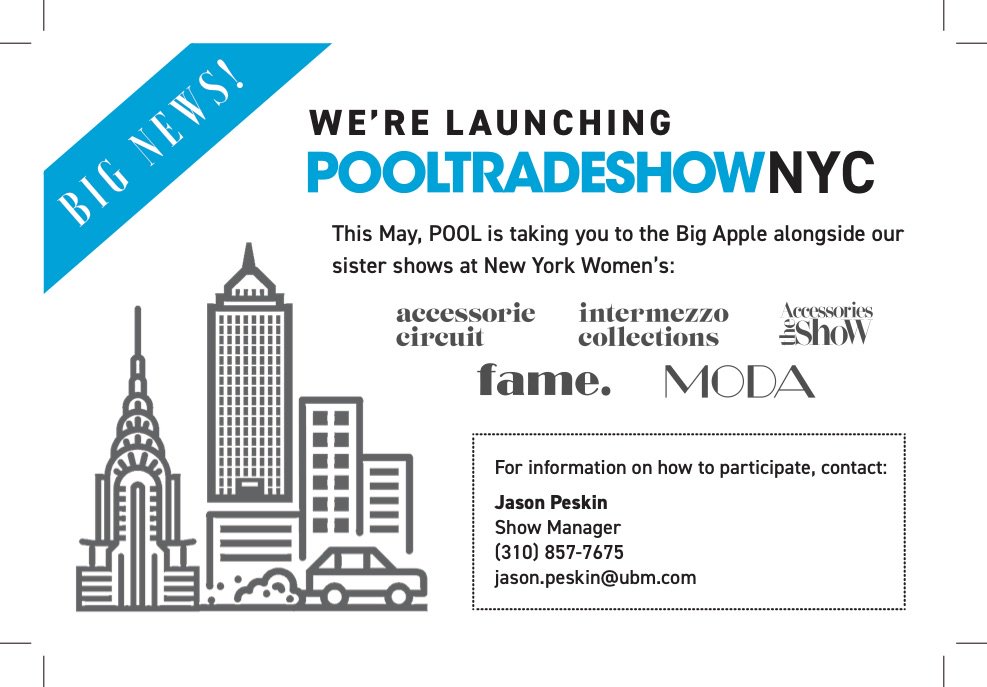 The NYC edition of our show is coming this May. Find Jason on the show floor for more information bit.ly/2m3Ytsn #pooltradeshow