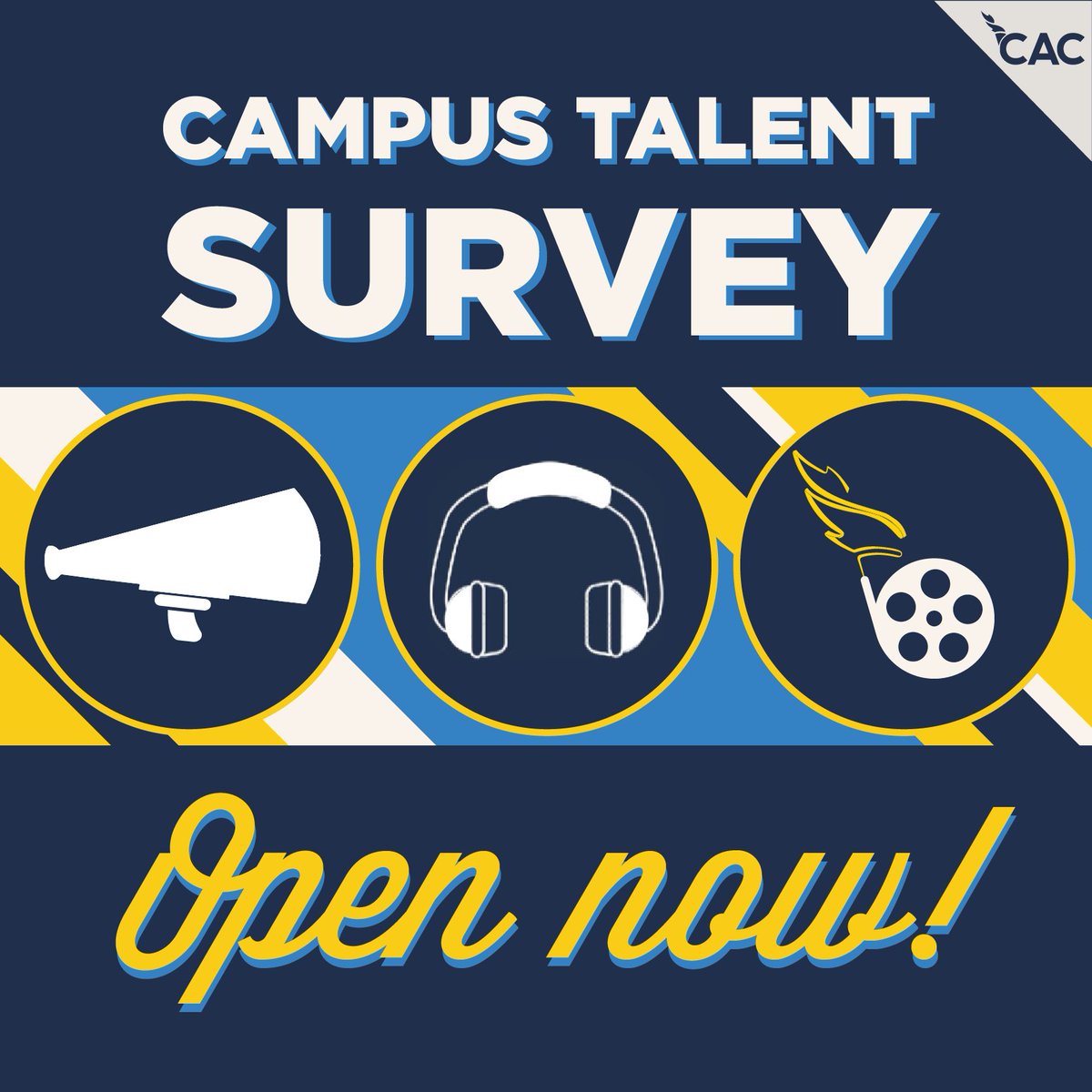 OUCAC's tweet photo. Let CAC know who YOU want to bring to campus by filling out the campus talent survey at https://t.co/jaclne29Ey ! https://t.co/VcgkJfWzYc