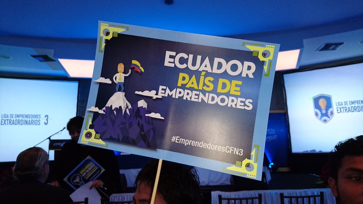 geovannymp's tweet photo. Dignos representantes de Ecuador!  🇪🇨 #EmprendedoresCFN3 https://t.co/UuSGspUaRe