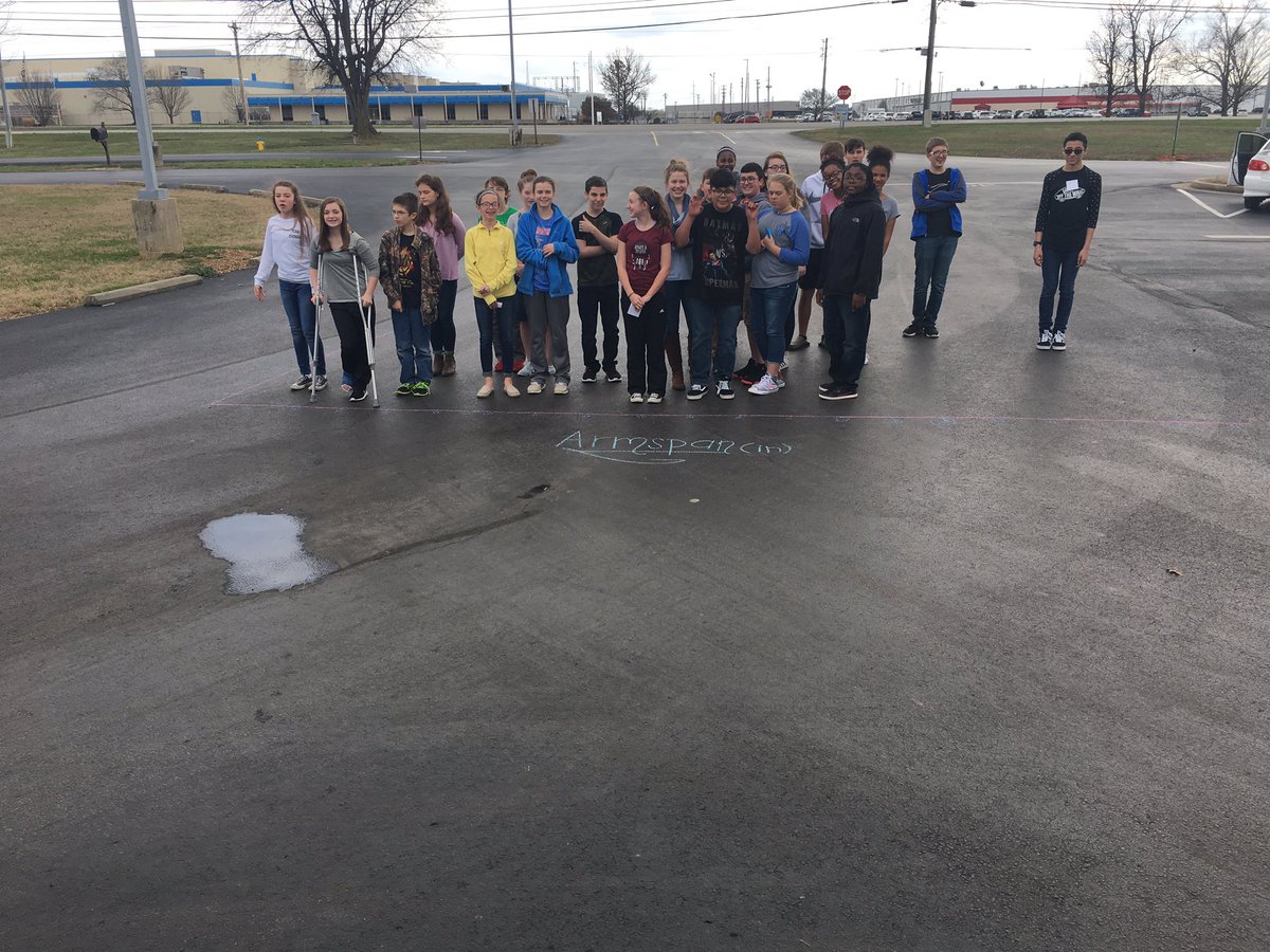 MrsHymanMath's tweet image. Today in advanced math class students made a human scatter plot! #positivecorrelation @WEMSNews