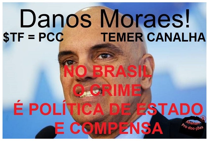romelfaustino's tweet photo. @adamastaquio
NO BRASIL O CRIME É POLÍTICA DE ESTADO E COMPENSA
#STF = #PCC
$TF @STF_oficial
@SenadoFederal
@MichelTemer
#TemerCanalha https://t.co/oG6nliPdQi