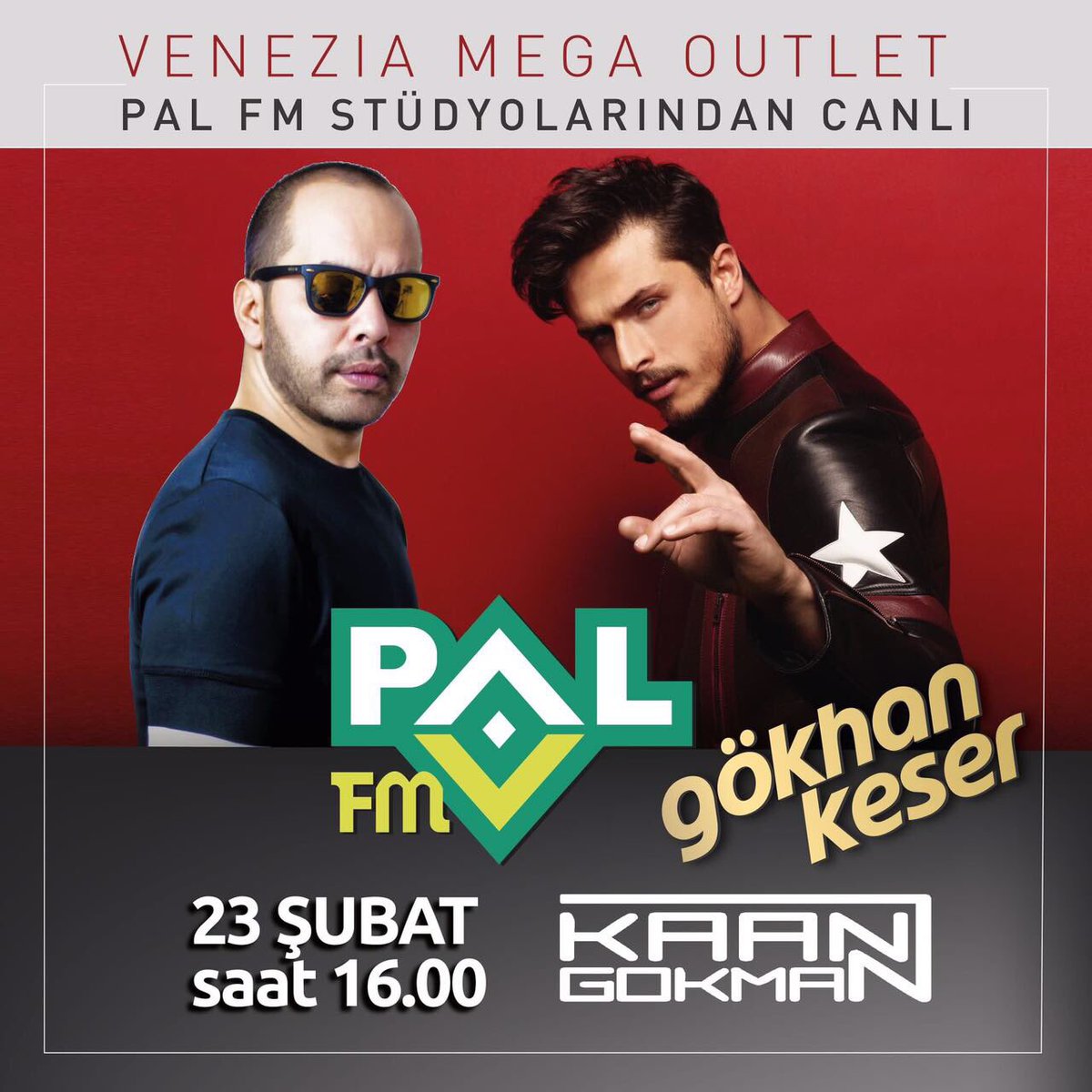 gokhankeser's tweet photo. Yarın! @djkaangokman @palfm 👊😎 https://t.co/8zgz2hT8h2