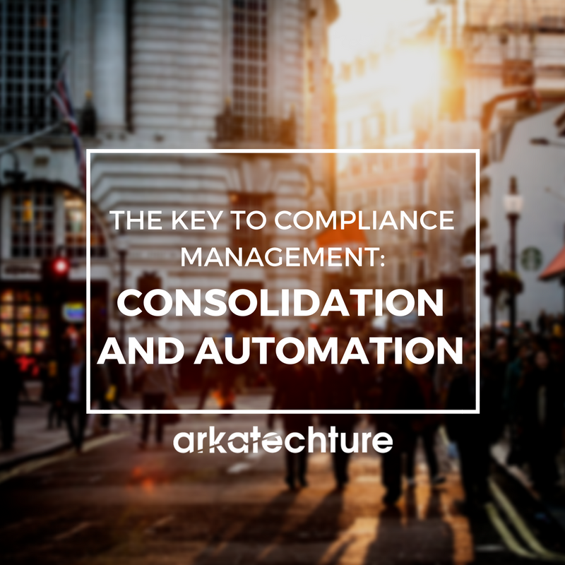 Arkatechture's tweet photo. The Key To Compliance Management: Consolidation and Automation https://t.co/TCtpEbmG9l by @arkagetch https://t.co/DPZjwQcOEg