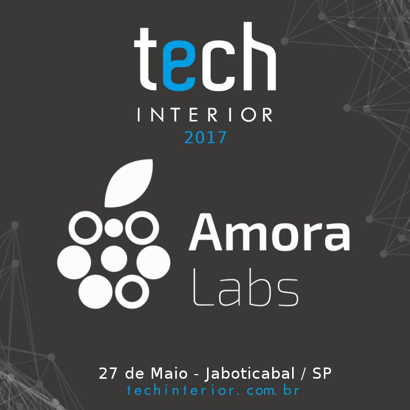 amoralabs's tweet photo. Venha encontrar a @AmoraLabs no #TechInterior no Tech #Maker Space com workshop sobre a #WebDasCoisas. https://t.co/lHwnOlrGeL #IoT https://t.co/ldsSbTuyoU