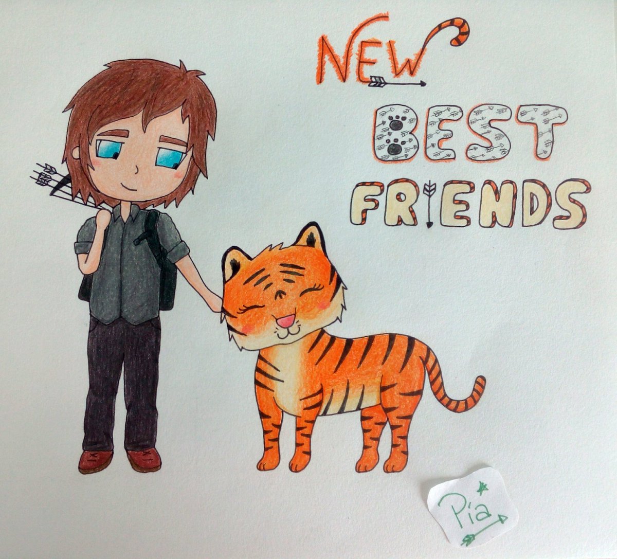 pia23_'s tweet photo. Now I understand the title of the episode! @wwwbigbaldhead ๐ฏ๐ฏ #DarylDixon #Shiva #Shivaryl #FanArt https://t.co/xQMRxvLJps