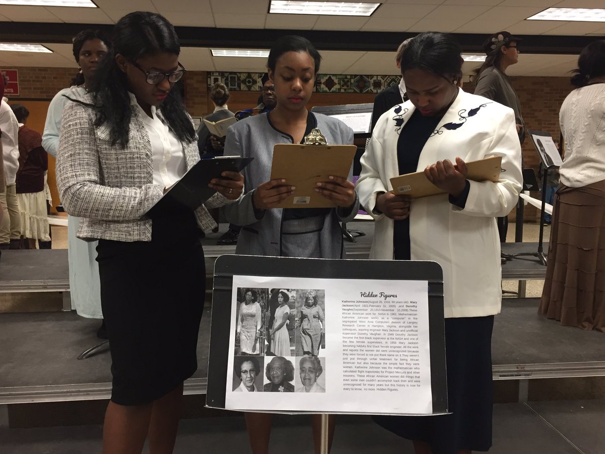 RHSColonel's tweet image. RHS students and faculty participate in an amazing living museum #BlackHistoryMonth #riderpride