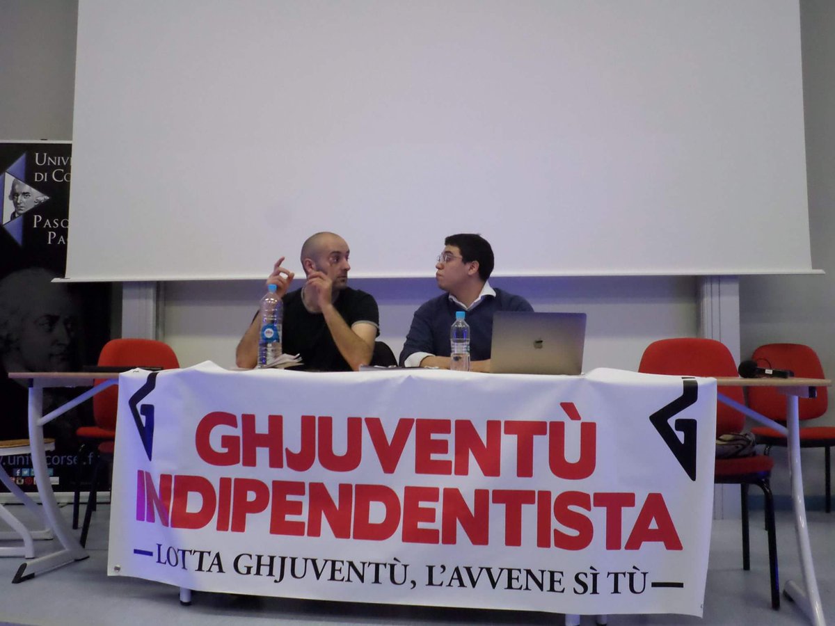 JoventInter's tweet photo. Dia d'arribada a Corte i xerrada sobre el procés de pau a Colòmbia. Seguim! #Scontri2017 https://t.co/mnwzEL61RN