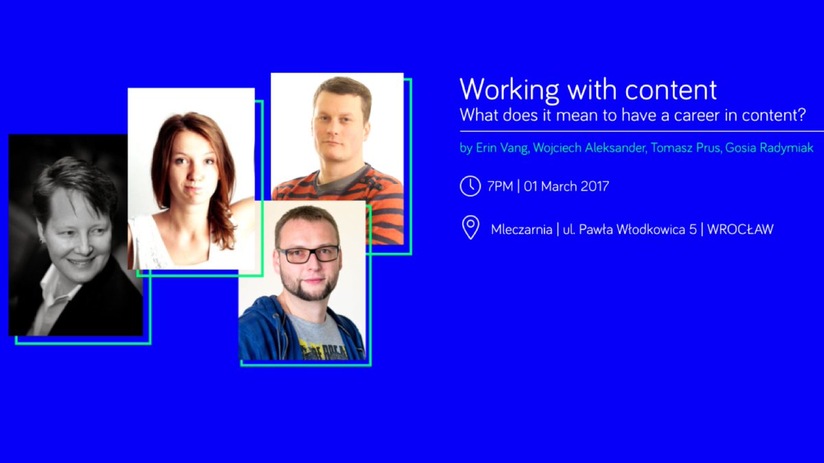 soapconf's tweet photo. We're proud to share that #MeetContent will be organized in Wroclaw! 1st meeting on March 1. Read more and register: https://t.co/Gn13GjBOAB https://t.co/i4LVjNPsqL