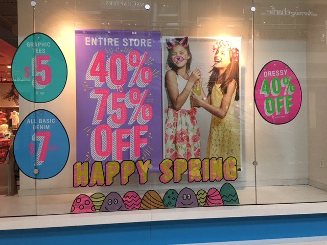 Spring has sprung at The Children's Place entire store 40%-75% off