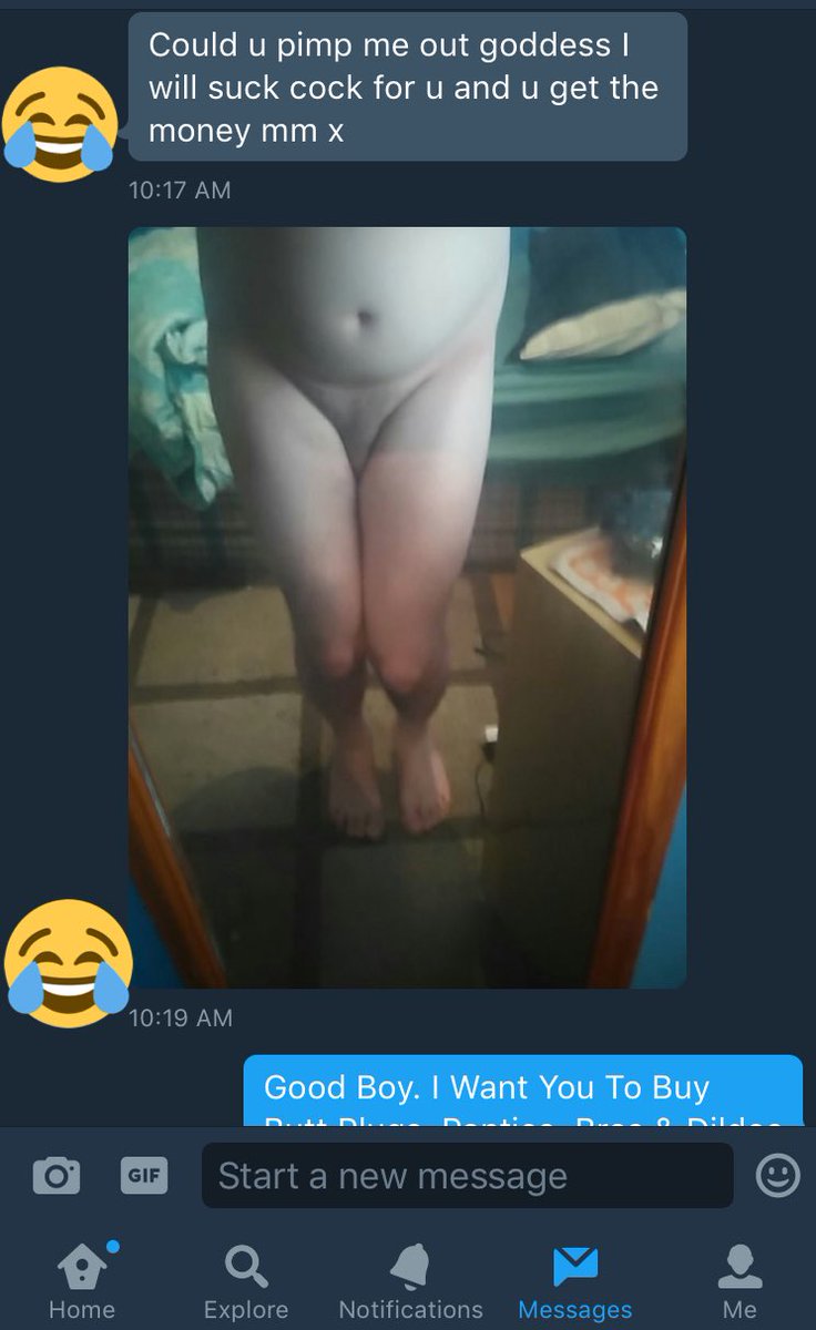 YourSupremeGod's tweet photo. This Pathetic Girl Is Selling Her Ass To Pay Tribute To Her Supreme. Who Wants Her? @rtswine @rtdumb @RT4FD @RT4tat2 @ebonydompromos https://t.co/PuLJc8jjNM