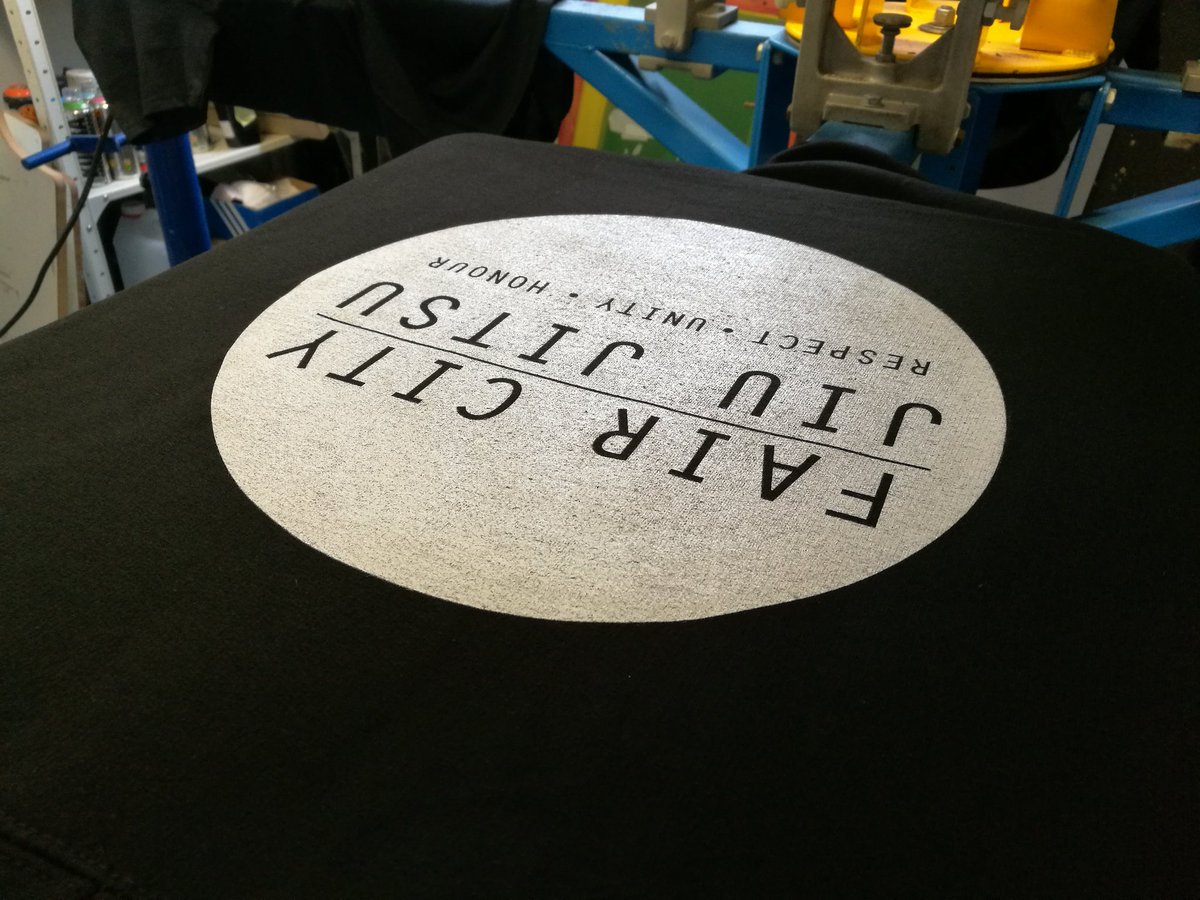 merchcentraluk's tweet photo. #Prints done for Fair City jiu jitsu! The team going on to bring back medals to #Perth #screenprinting #goldmedal #JiuJitsu #success #fcjj https://t.co/YZhFp9GUG0