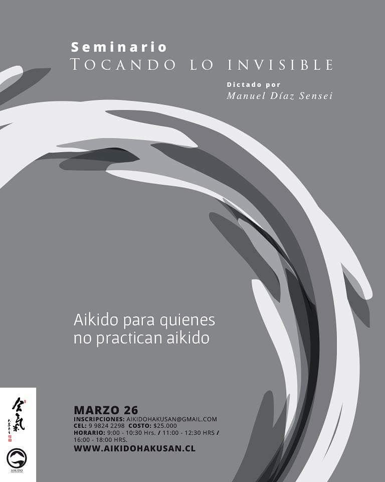 Aikidohakusan's tweet photo. En #marzo #seminario de #aikido para no practicantes en #hakusandojo a cargo de #manuelsensei #tocandoloinvisible https://t.co/3ileK9LRlk