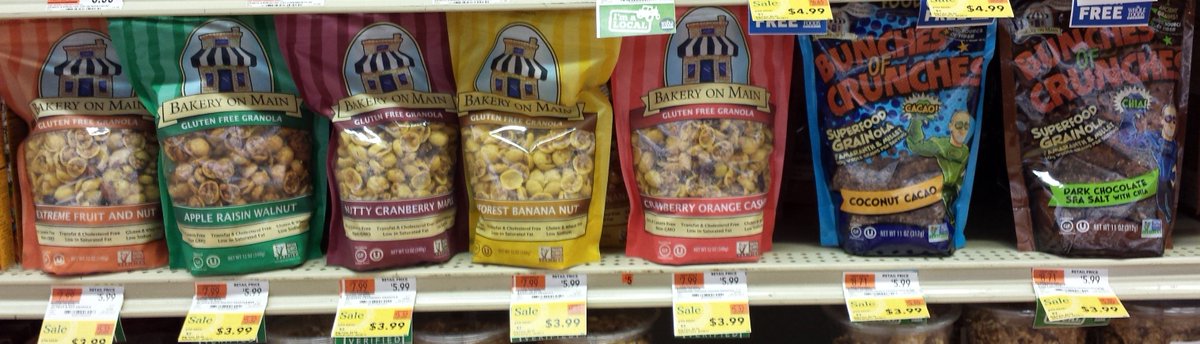 UncleCrumbles's tweet photo. Our #GlutenFree #Granola & #BunchesOfCrunches are $3.99 in @WholeFoods#BishopsCorner until 2/28. Get yours before they are all gone! https://t.co/ghUBpJGr0w