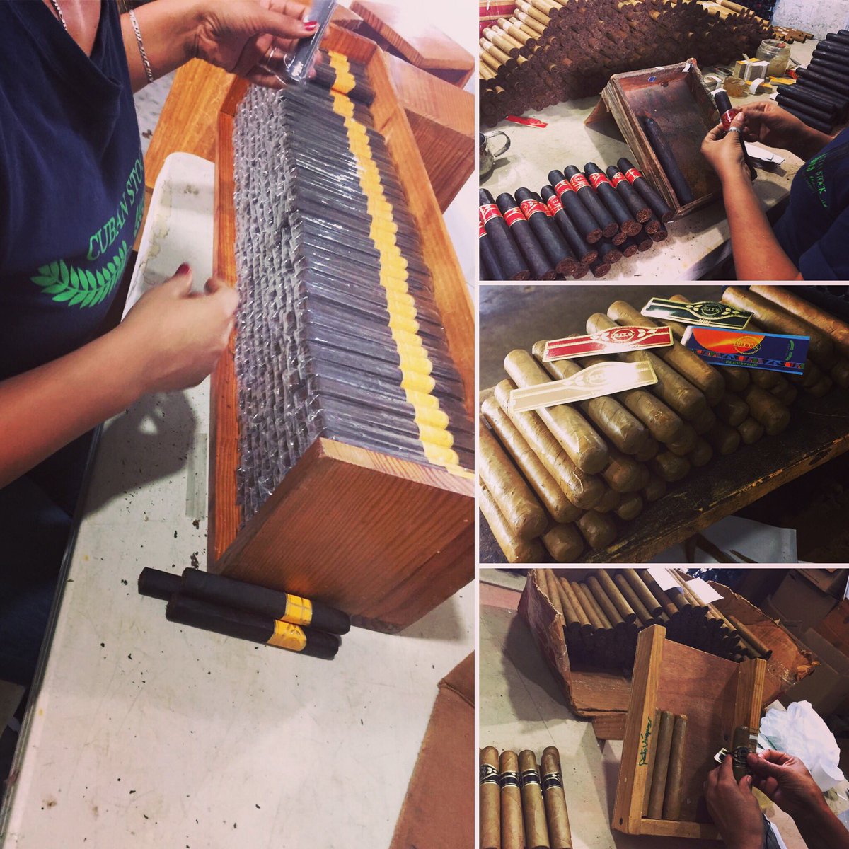 CubanStockCigar's tweet photo. A little sneak peak into our factory as the finishing touches are added #PassionForPerfection #cigarpost #cigarlife #botl #sotl #cigarporn https://t.co/ivznQZgjPI