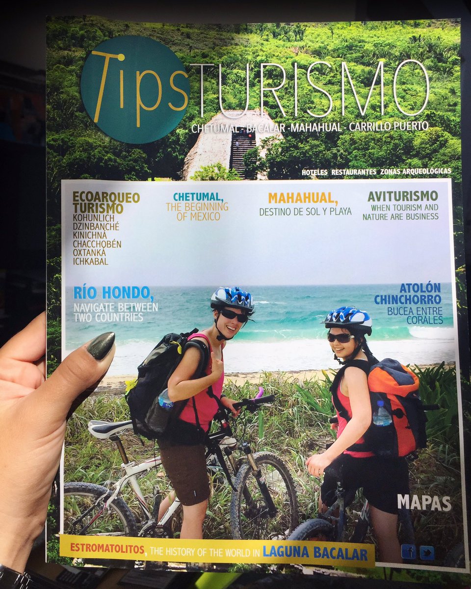 paopassan's tweet photo. Revista #TipsTurismo en su primera edición #sorprende 🙌🏻💚🌴#ViajemosPorQuintanaRoo #DeAquiSoy https://t.co/TqPpvJbT6z
