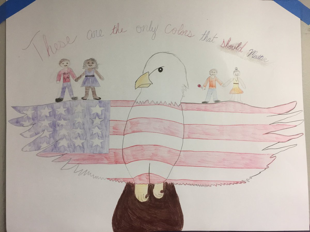MckennaTackes's tweet photo. 9th Grade Civics class showing equality through these posters!!! 🇺🇸#KPride #Equality https://t.co/O42uYnMAFS
