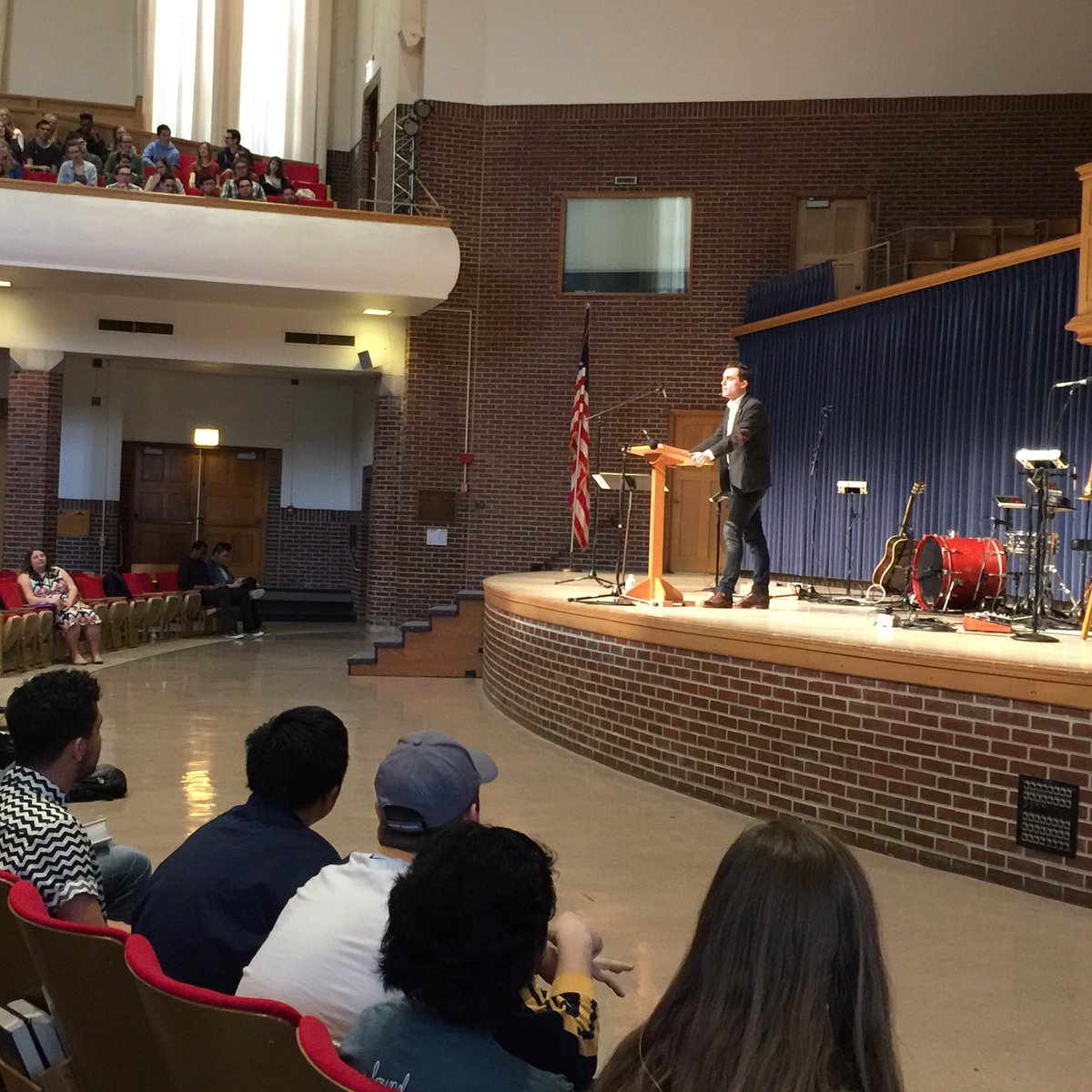 Moody_Bible's tweet photo. When we follow the will of God collectively, the world will change. | @chrisnye #MBIchapel https://t.co/Jf1uu8cYpA