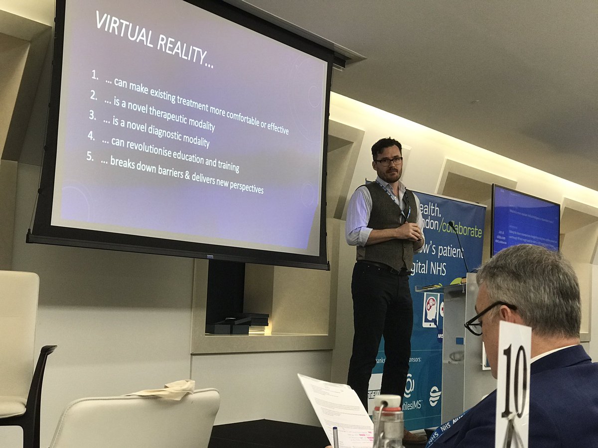 MollyWattTalks's tweet photo. Great presentation about #VR by @keithgrimes #futurepatients #DHLcollaborate https://t.co/oDIif3Jybs
