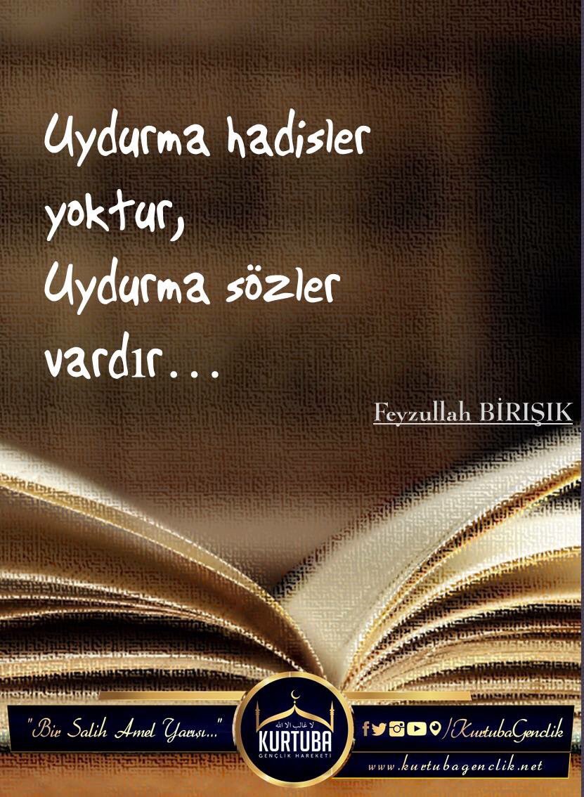 "Hedîse derew tune, 
Gotina derew heye." 

-Feyzullah Bîrişik