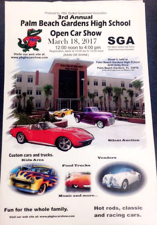 pbghs_sga's tweet photo. SGA is hosting our 3rd annual Car Show on March 18th! Come make an appearance! https://t.co/pjNOijFO2P