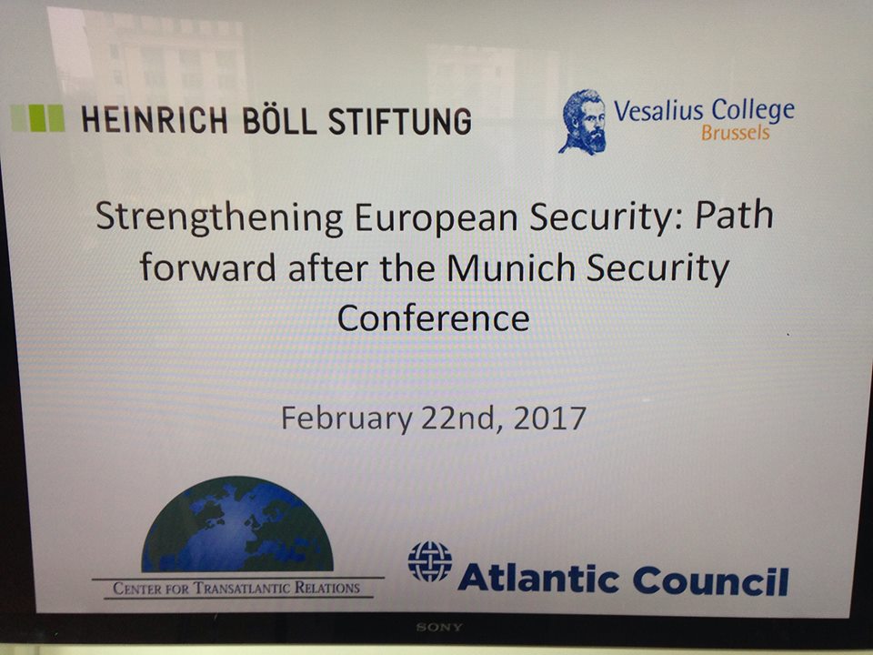VECO_Brussels's tweet photo. Workshop on #European #Security after #MSC2017 about to kick off in #Washington @boell_us @JoeKoops https://t.co/crx4oL9s6C https://t.co/w2R5toJUhb