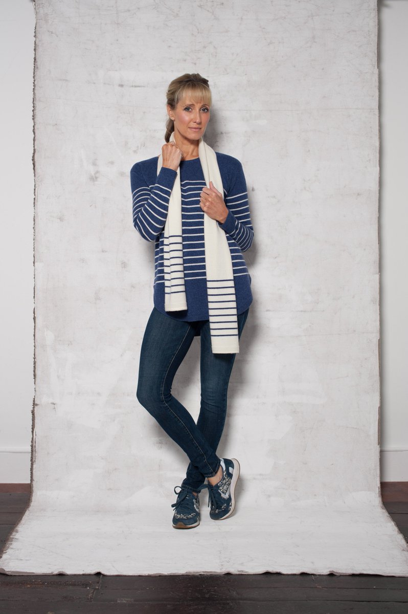 CashmereandCott's tweet photo. New to Cashmere &amp; Cotton...The Breton Stripe Top in 100% cashmere.
Shop Now > https://t.co/TcdG5yeWjJ https://t.co/teTQ0BvzNN